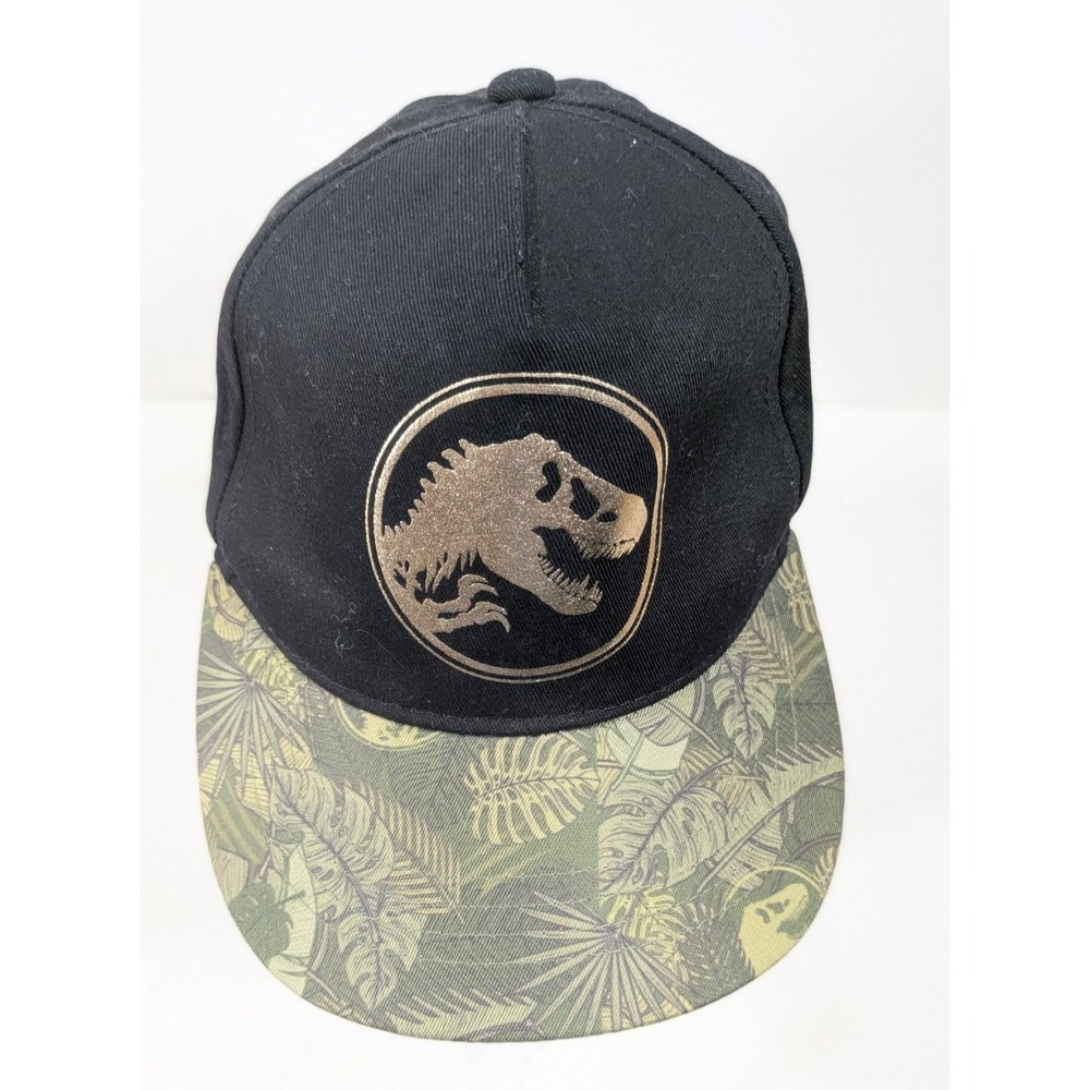 Jurassic World Gold Hat Boy's One Size T-Rex Adjustable Dinosaurs Jurassic Park